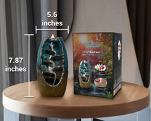 Load image into Gallery viewer, Waterfall Incense Burner + 100 Backflow Cones
